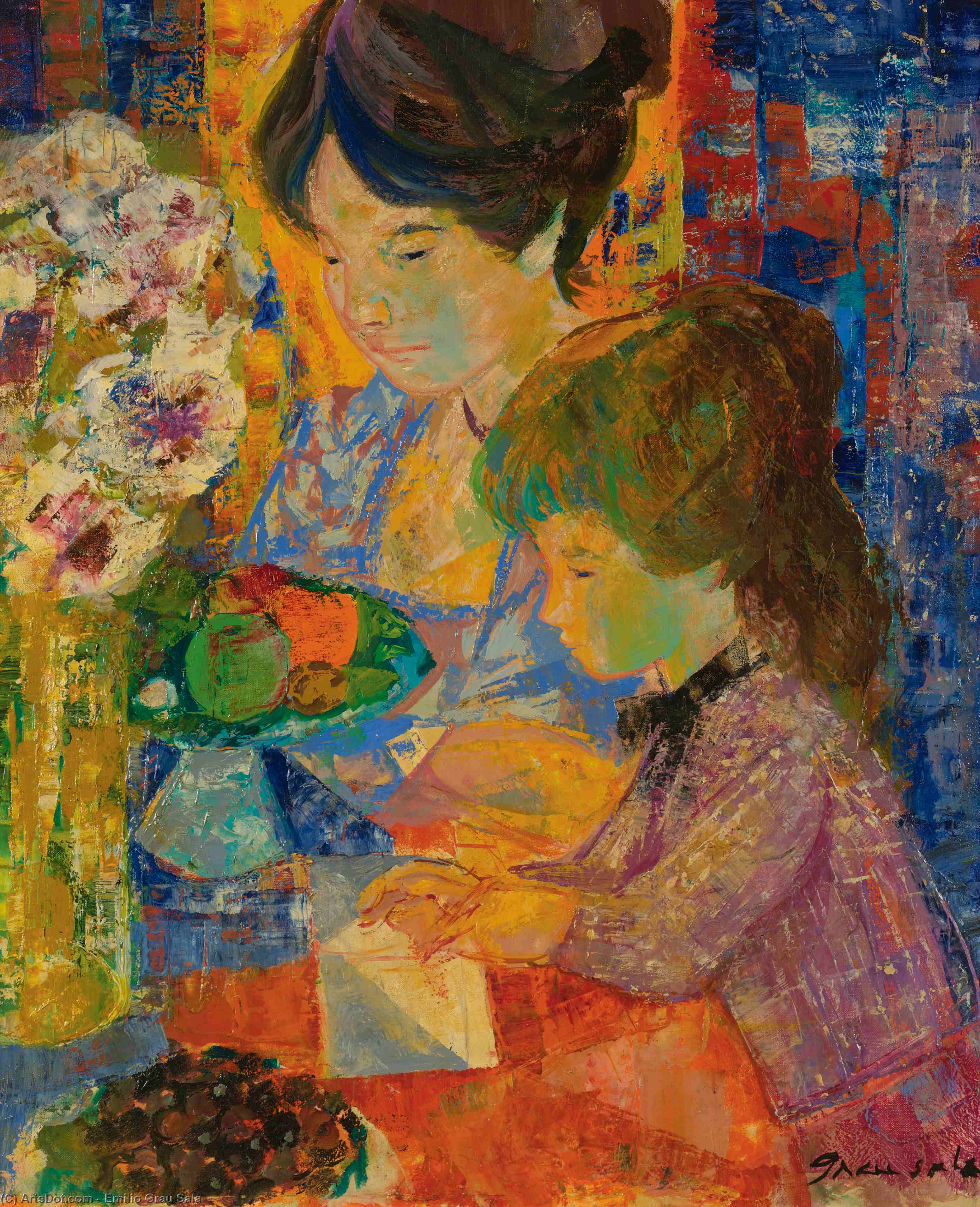 Writing A Thank You Note, (1963) — Emilio Grau Sala