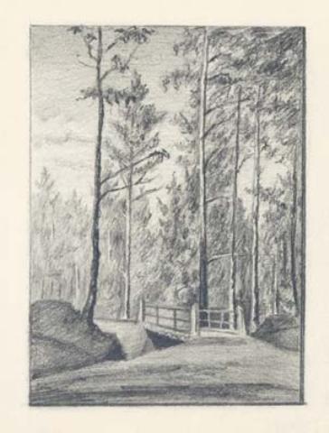 Second Bridge On Road To Threshing Floor In State Forest — Nicholas Roerich