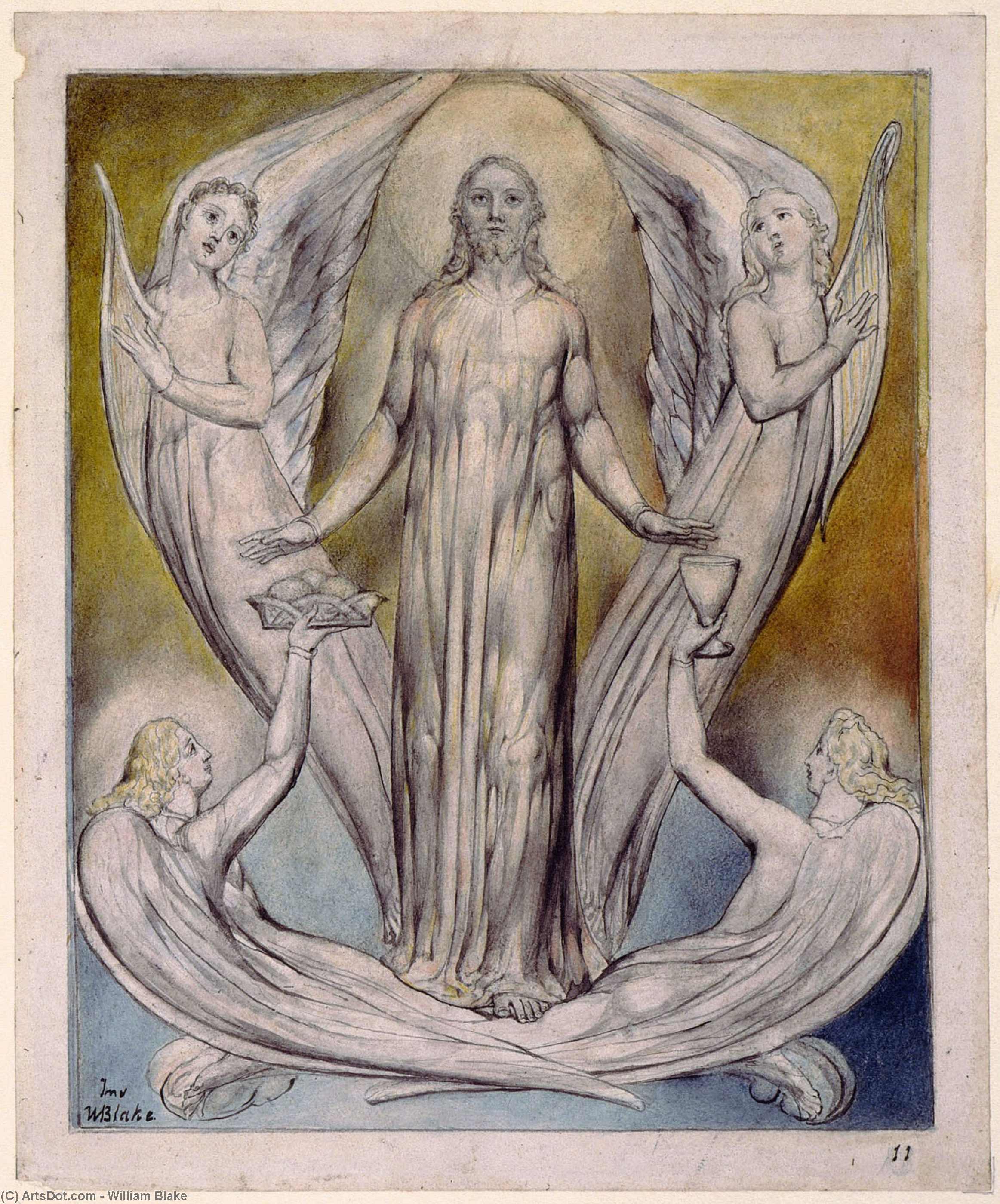 Angels Ministering To Christ — William Blake