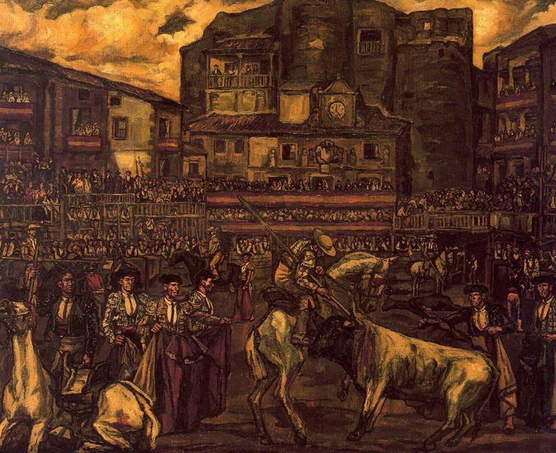 Corrida De Toros En Sepúlveda — José Gutiérrez Solana