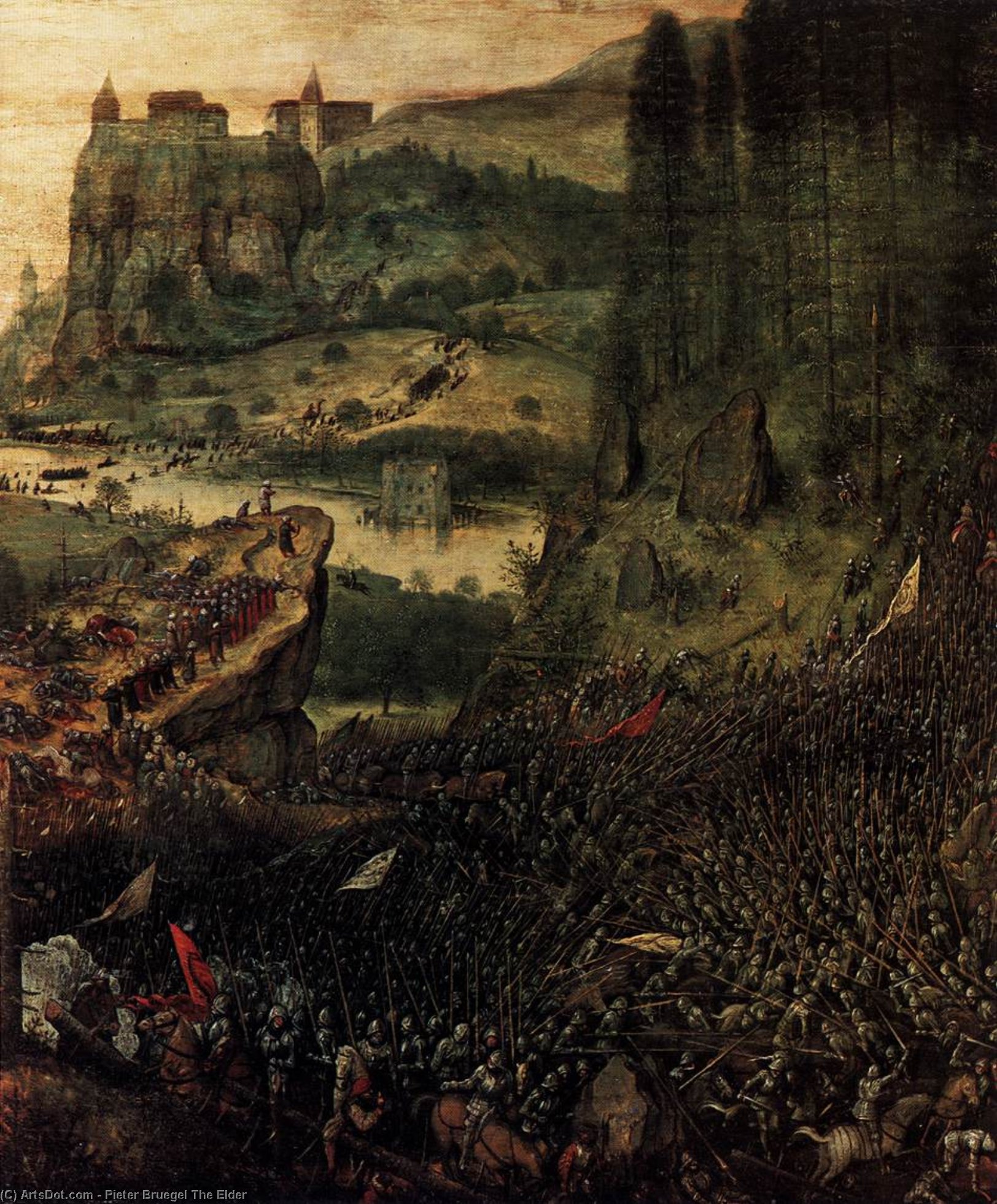 The Suicide Of Saul (detail) — Pieter Bruegel The Elder
