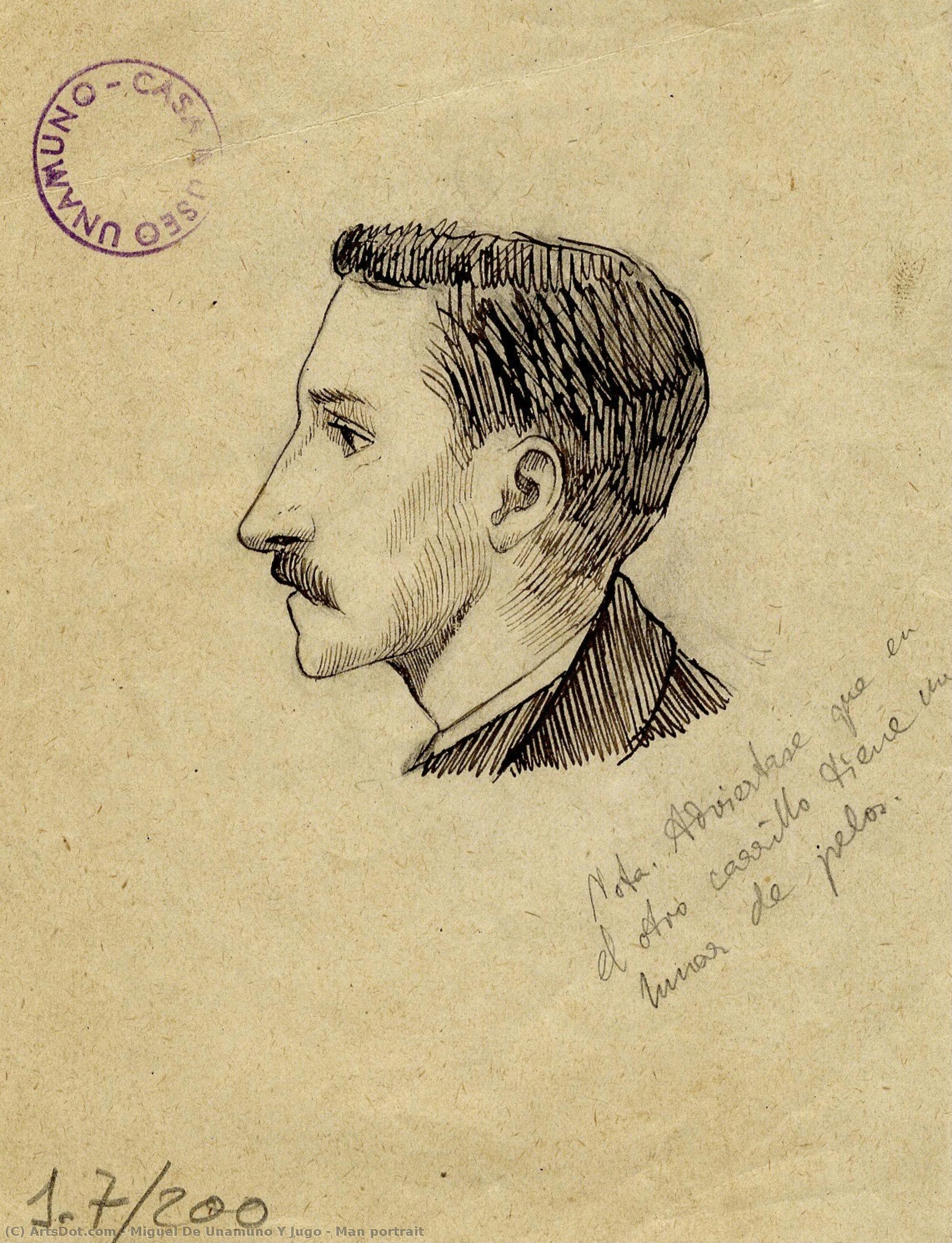 Man Portrait — Miguel De Unamuno