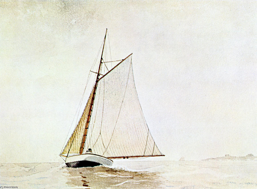 Yachting, Off Cloucester — Winslow Homer