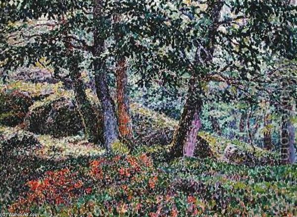 Oaks And Bleuberry Bushes — Georges Lacombe