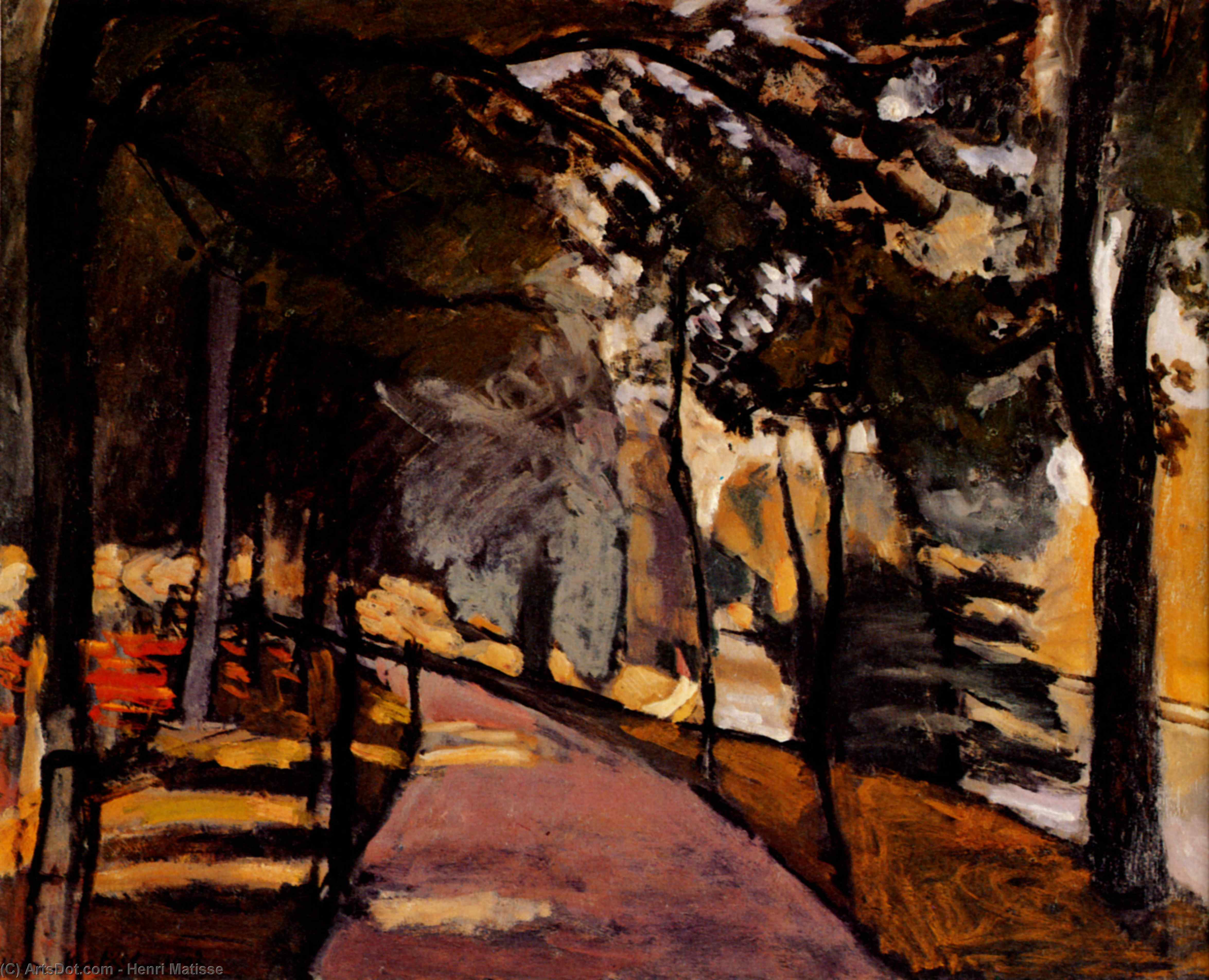 Sentier, Bois De Boulogne Huile Sur Toile - (65x81) — Henri Matisse