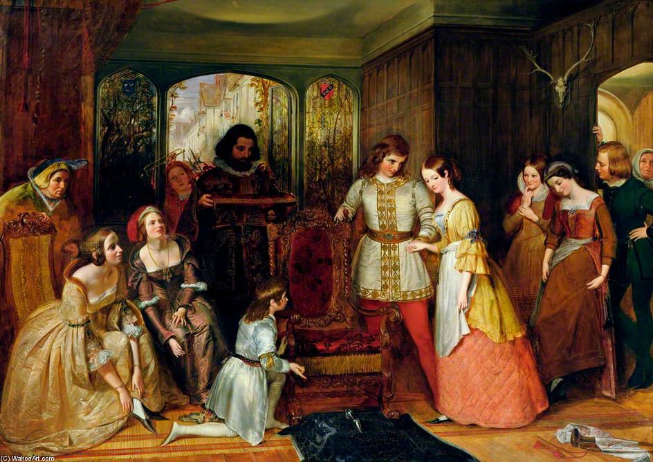 Cinderella About To Try On The Glass Slipper — Richard Redgrave