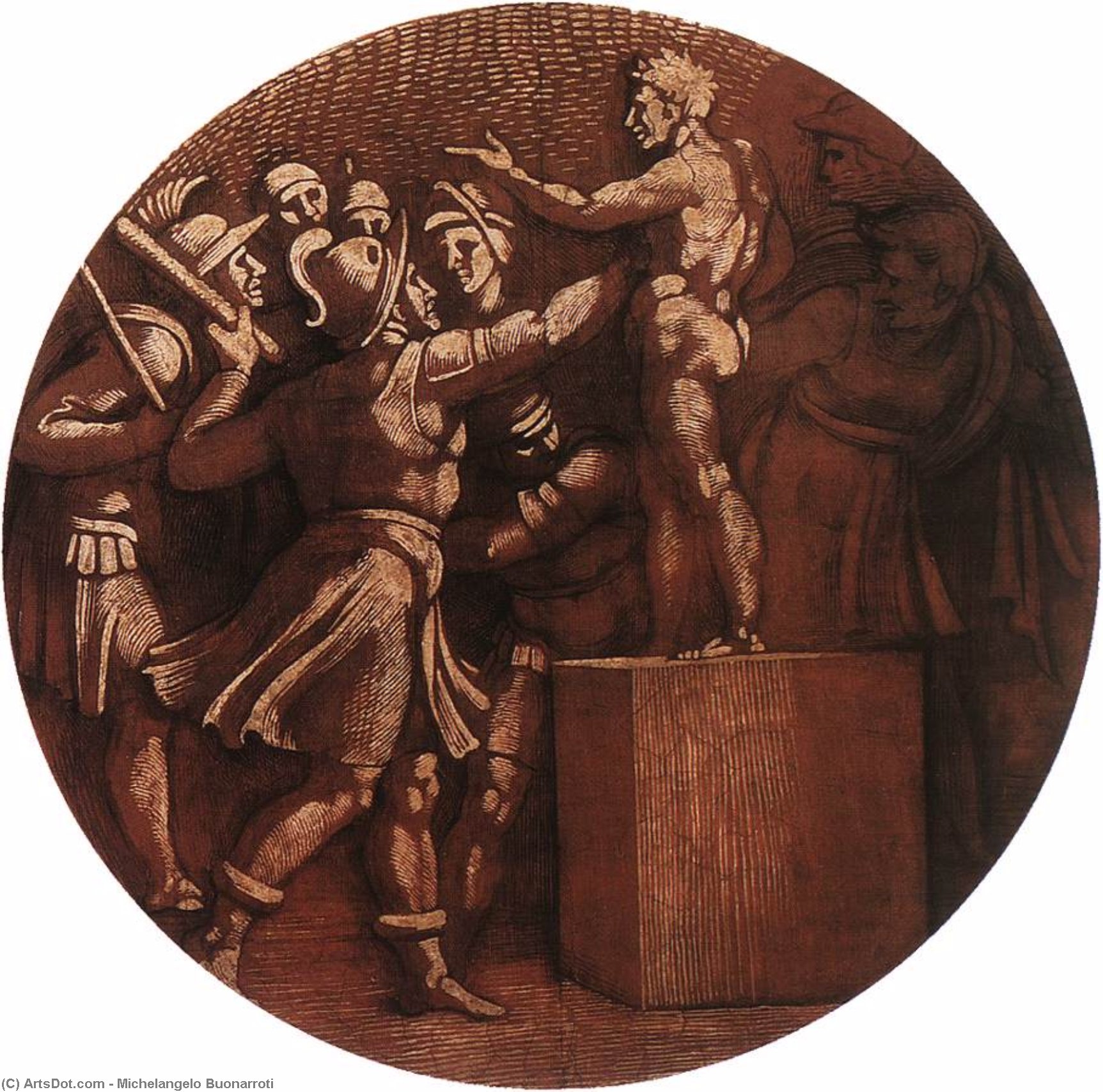 Medallion (13) — Michelangelo Buonarroti