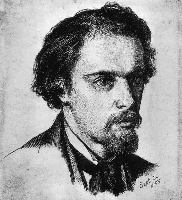 Self-portrait — Dante Gabriel Rossetti