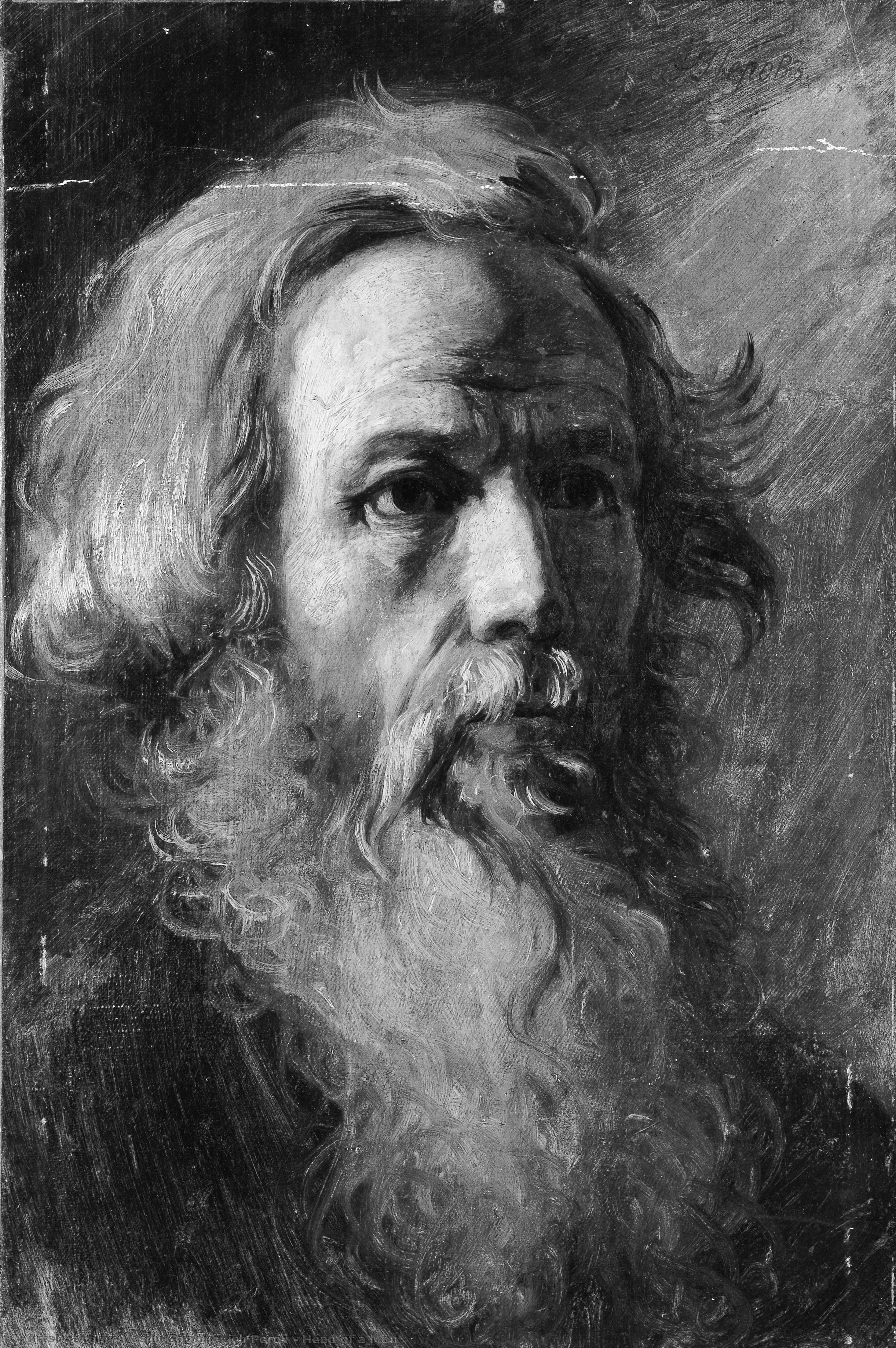 Head Of A Man — Vasily Grigoryevich Perov