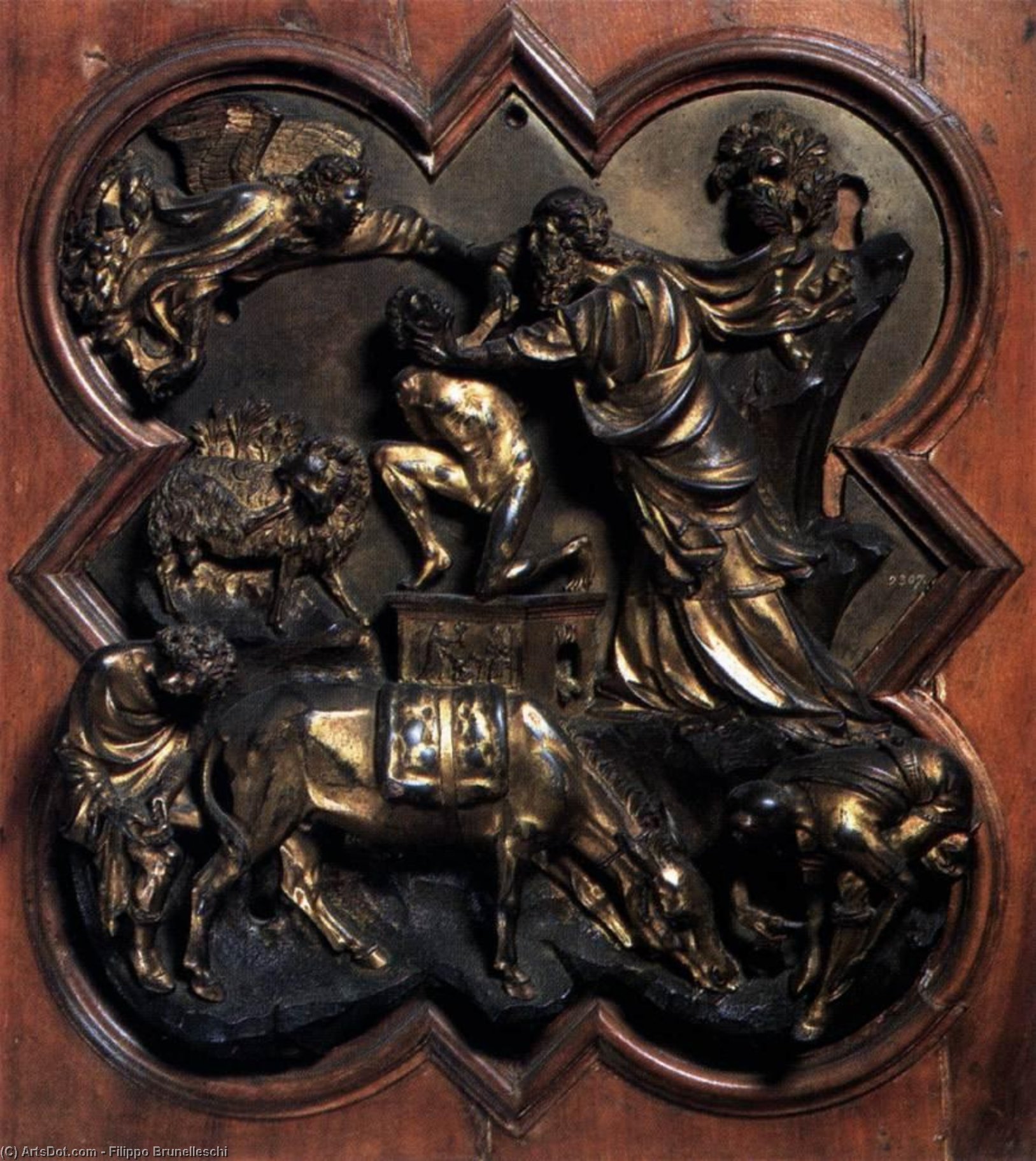 Opferung Isaaks — Filippo Brunelleschi