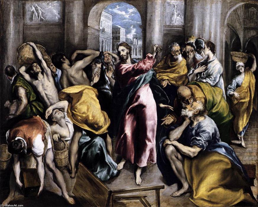 The Purification Of The Temple — El Greco
