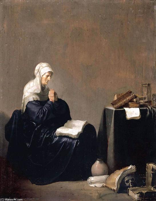 A Woman Praying — Willem De Poorter