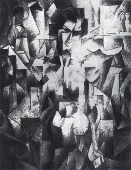Nu À La Cheminée — Jean Dominique Antony Metzinger
