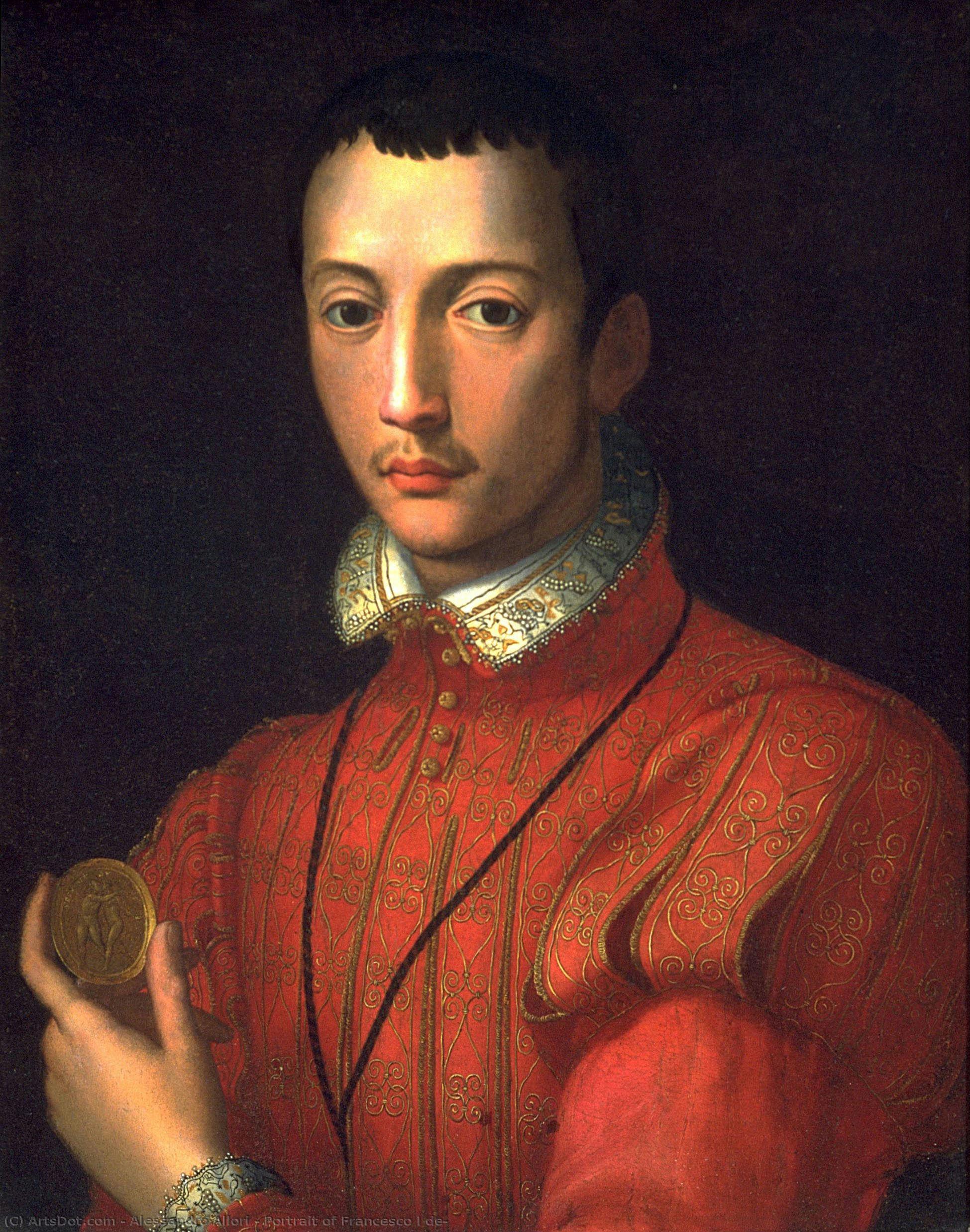 Portrait Of Francesco I De — Alessandro Allori