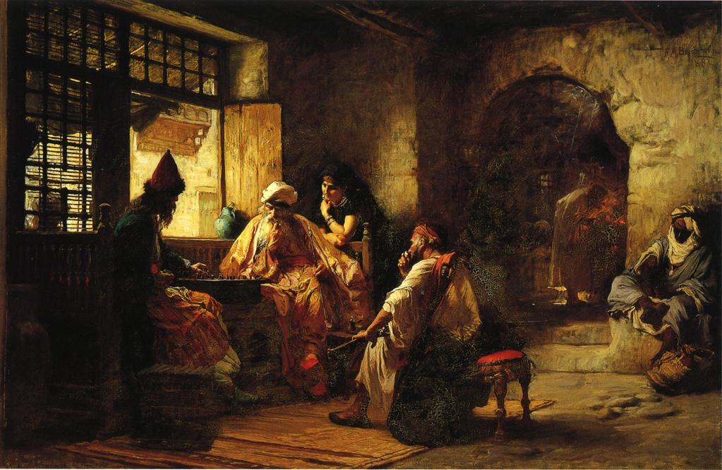An Interesting Game — Frederick Arthur Bridgman