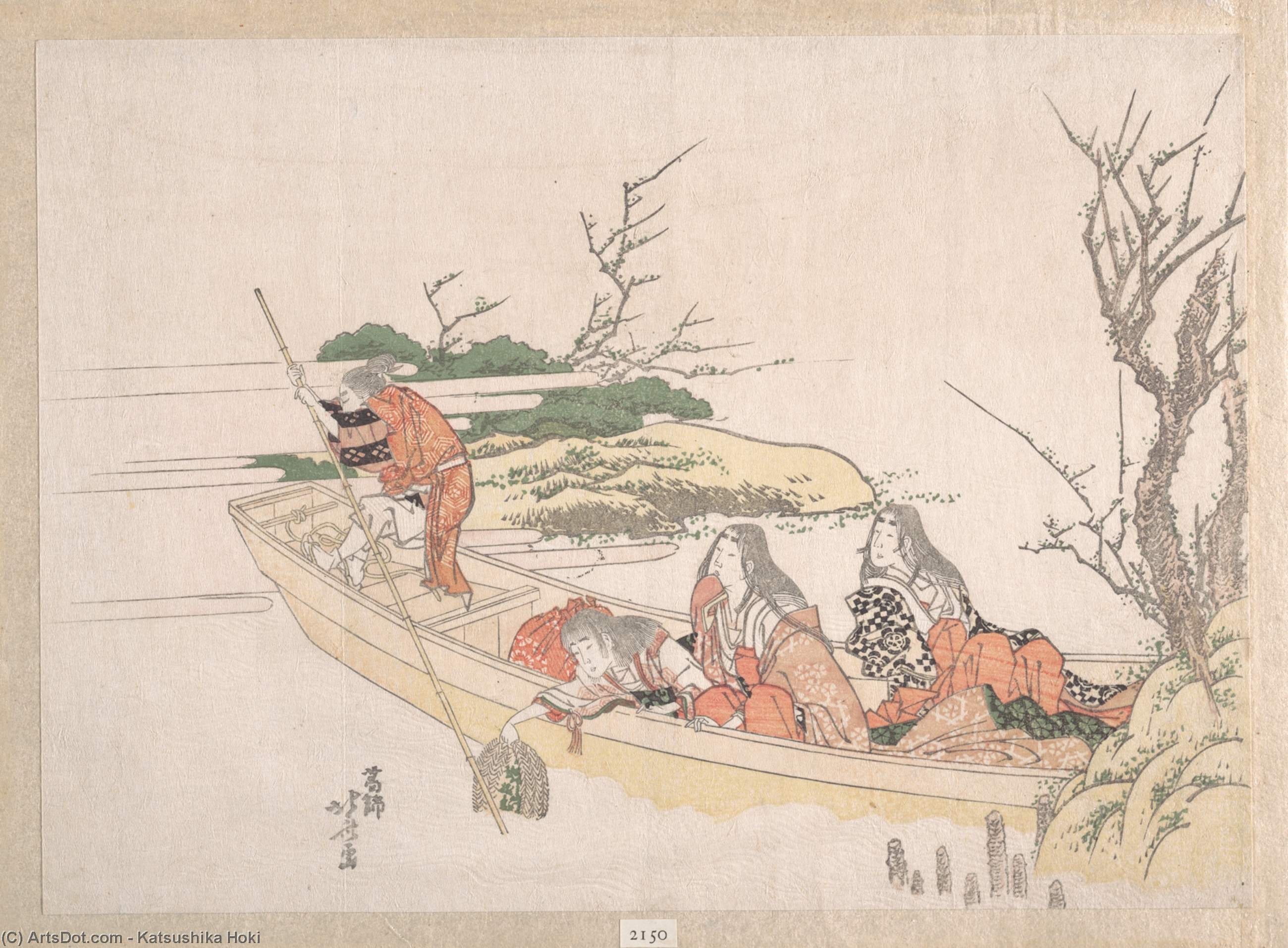 Gathering Sea-weed — Katsushika Hokusai