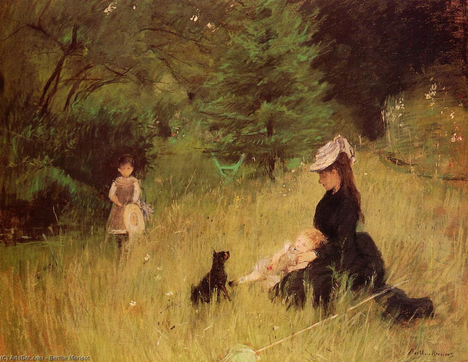 In A Park — Berthe Morisot