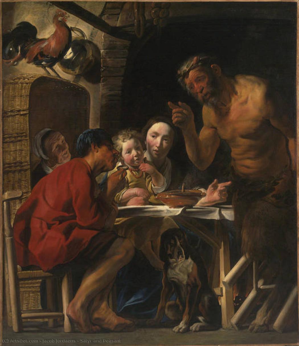 Satyr And Peasant — Jacob Jordaens