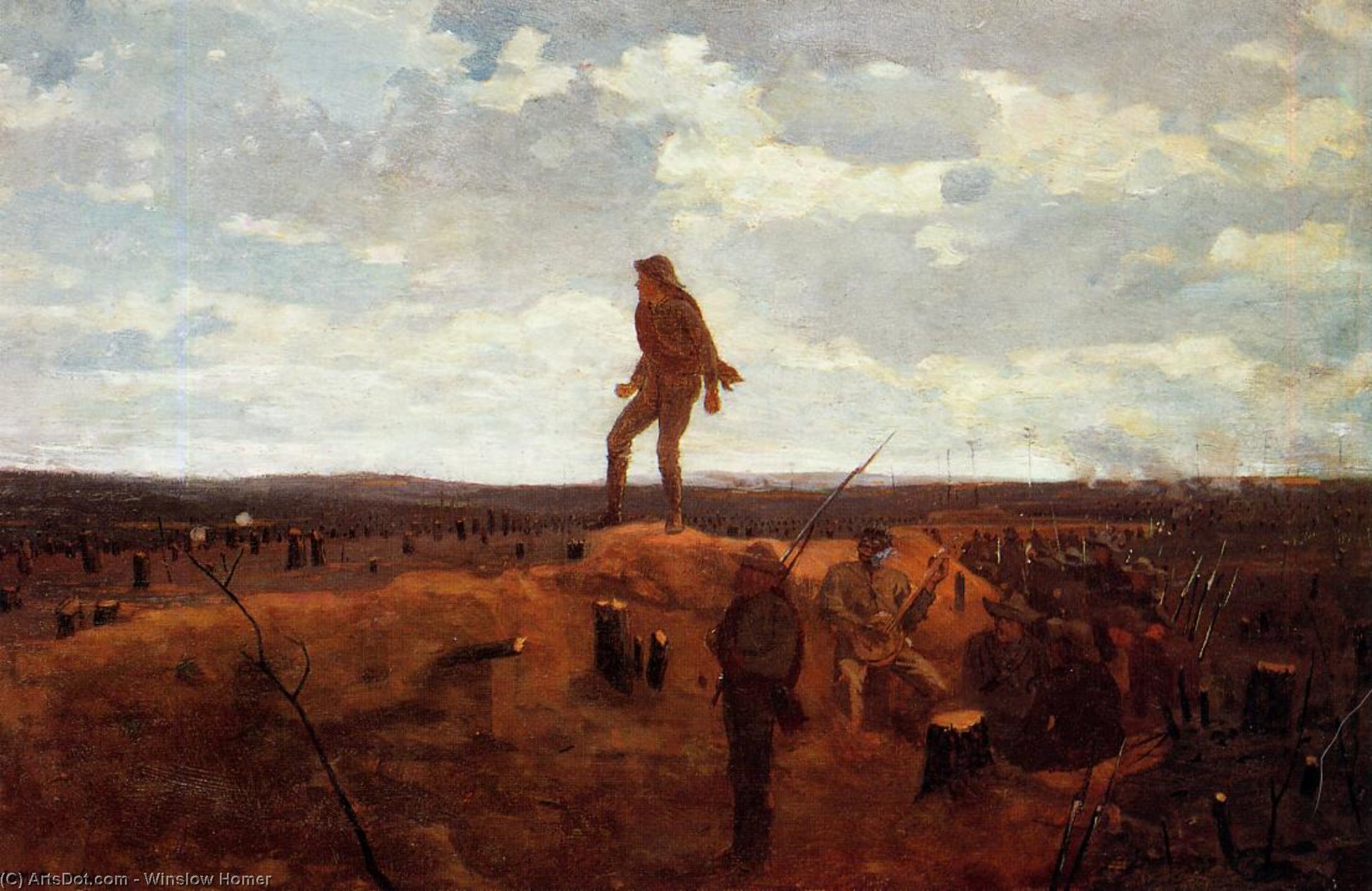 Defiance (also Known As Inviting A Shot Before Petersburg) — Winslow Homer