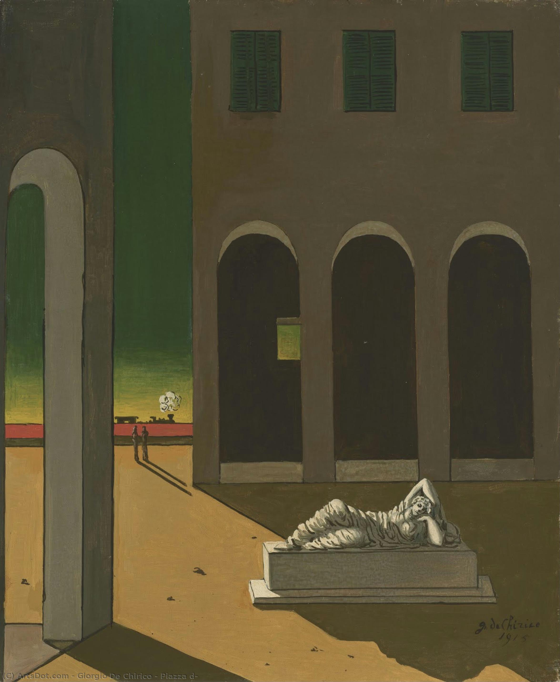 Piazza D — Giorgio De Chirico