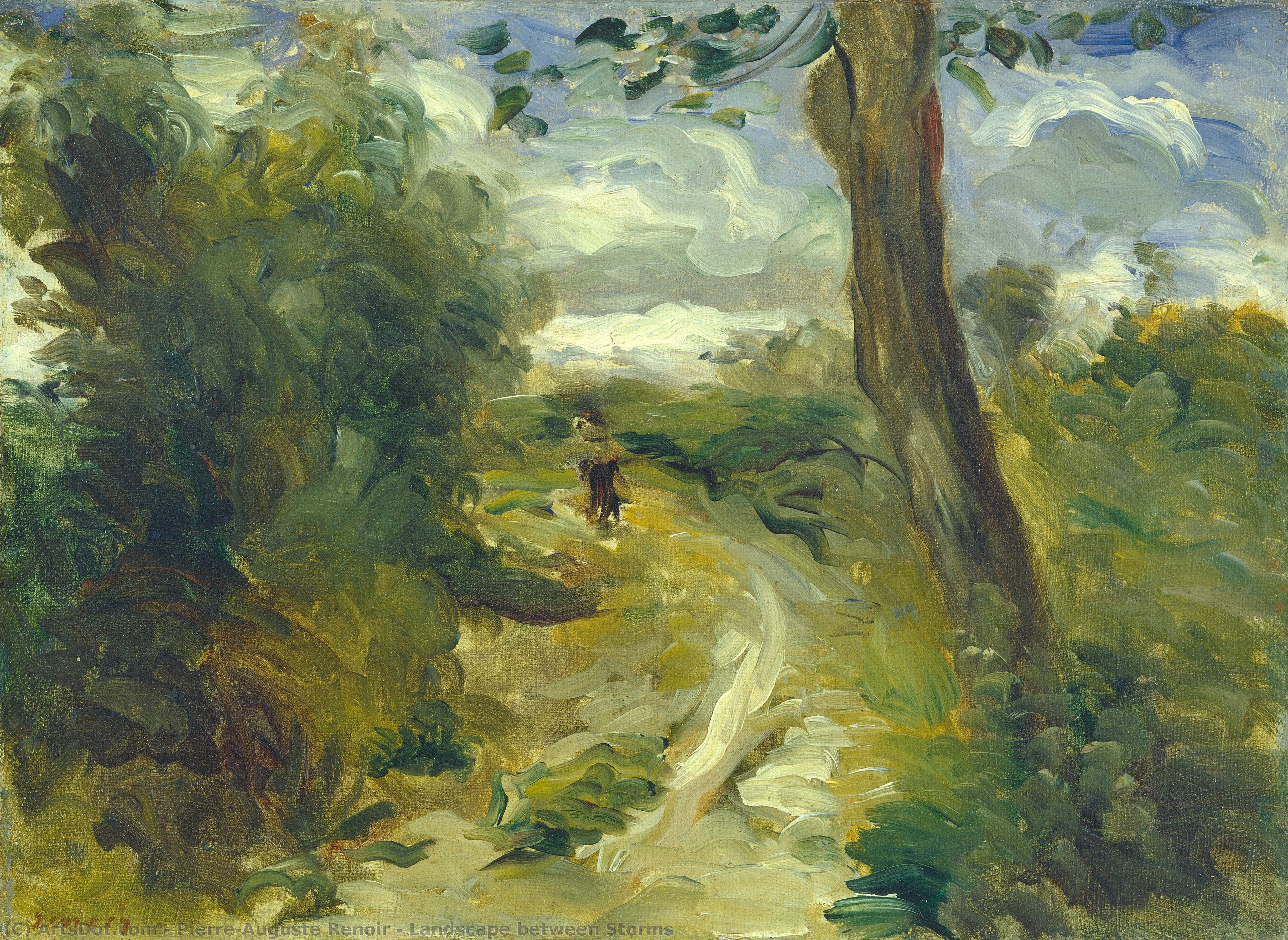 Landscape Between Storms — Pierre-auguste Renoir