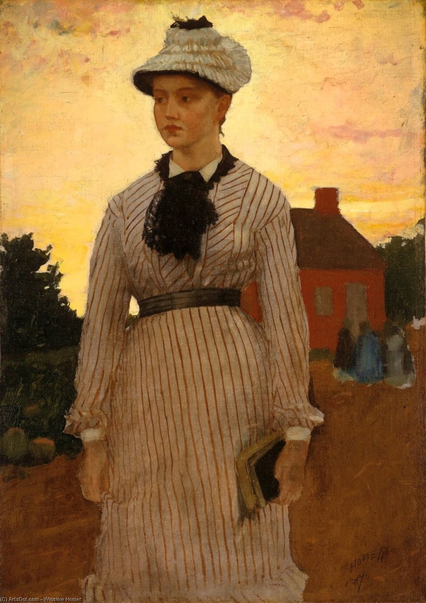 The Red School House — Winslow Homer