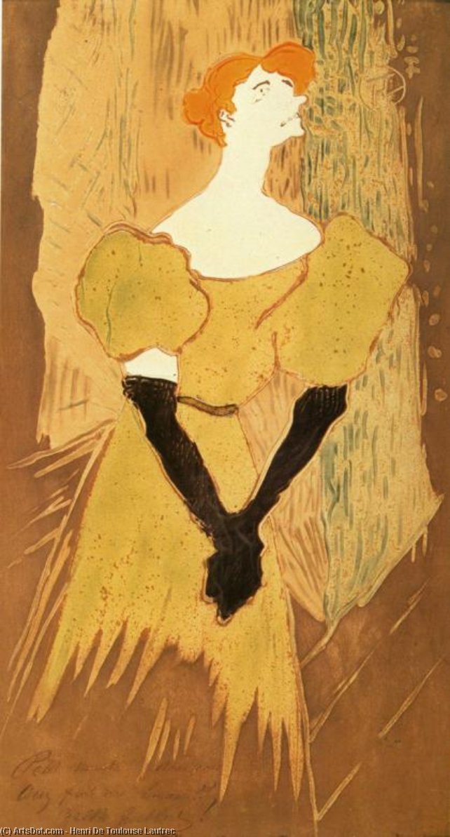 Yvette Guilbert1 — Henri De Toulouse-lautrec