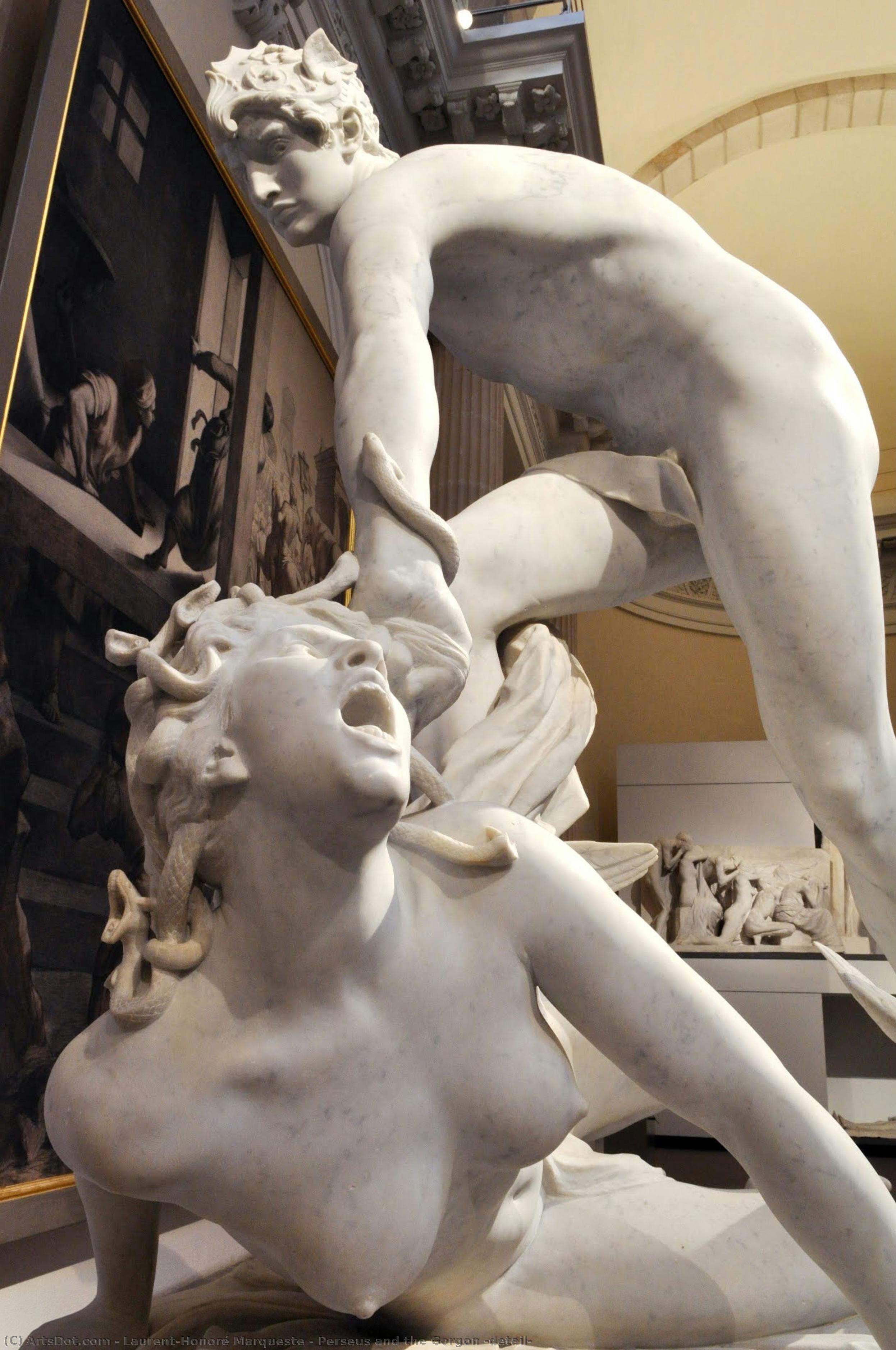 Perseus And The Gorgon (detail) — Laurent-honoré Marqueste