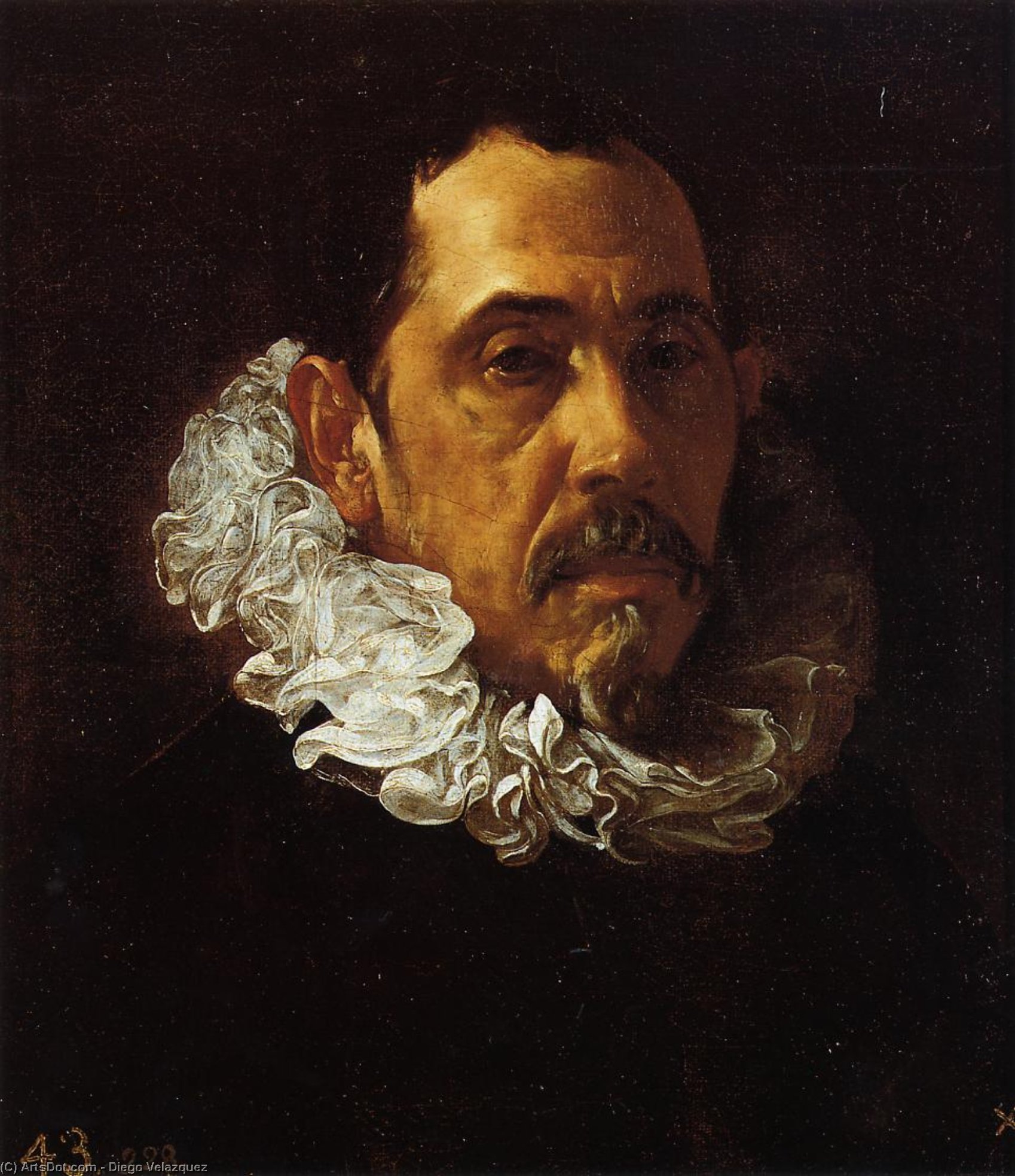 Portrait Of A Man With A Goatee — Diego Velázquez