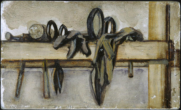 Untitled (still Life With Mallet, Scissors And Two Gloves) — Mark Rothko