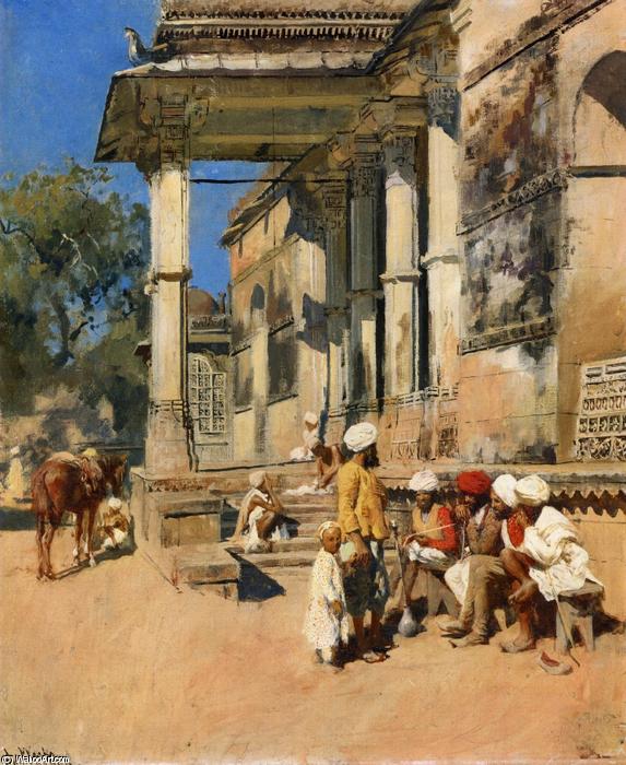 Portico Of A Mosque, Ahmedabad — Edwin Lord Weeks