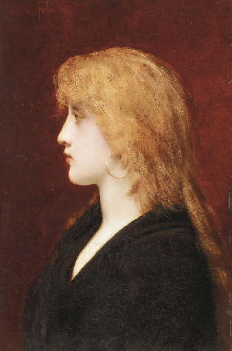 A Young Girl In Profile — Jules Joseph Lefebvre