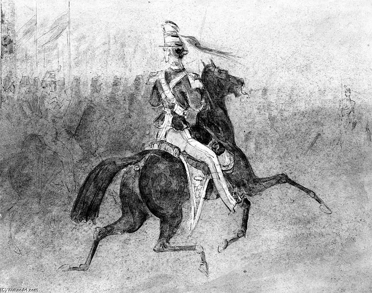 Reviewing The Regiment — Constantin Guys