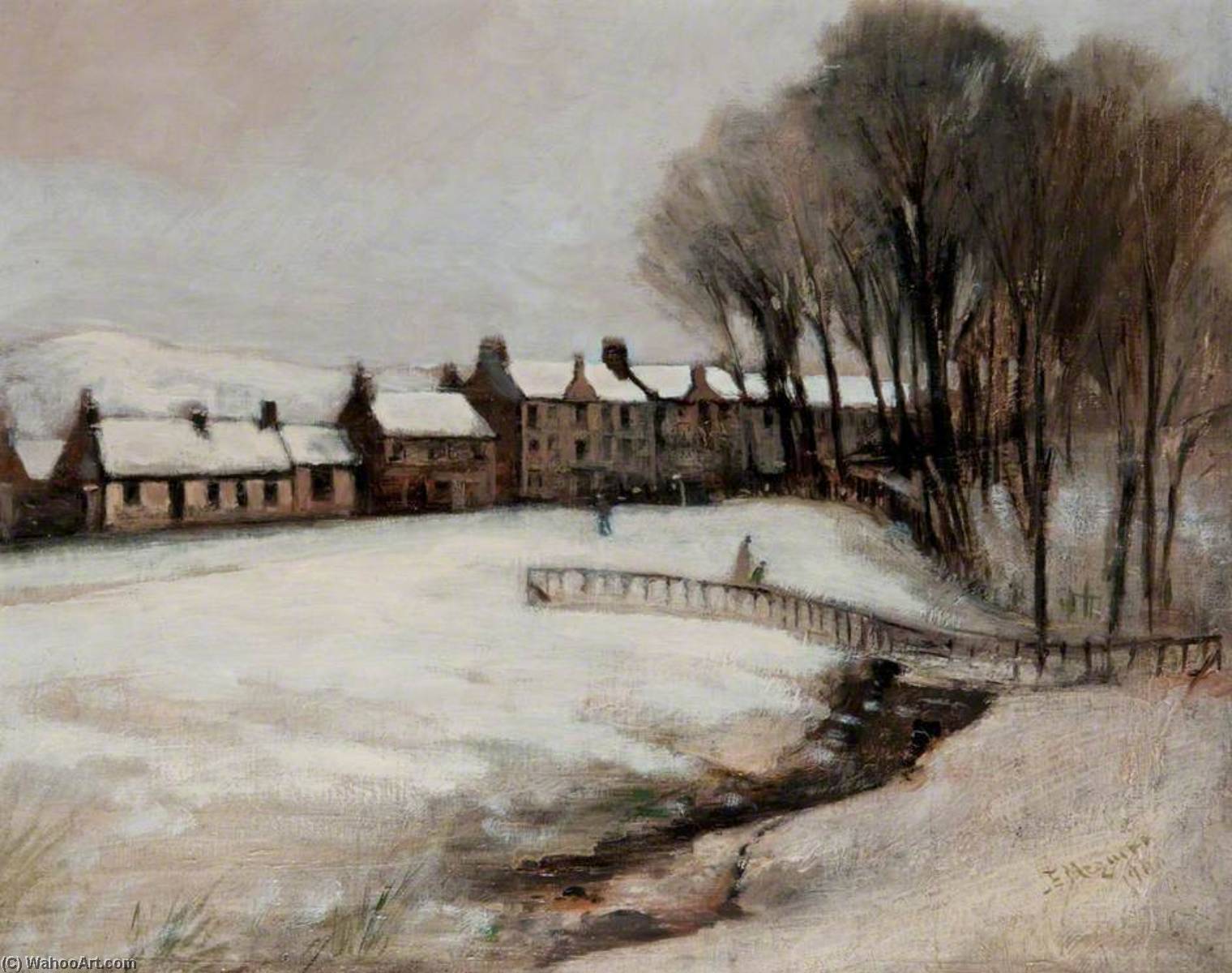 Montgomery Street In Winter — John Elliot Maguire