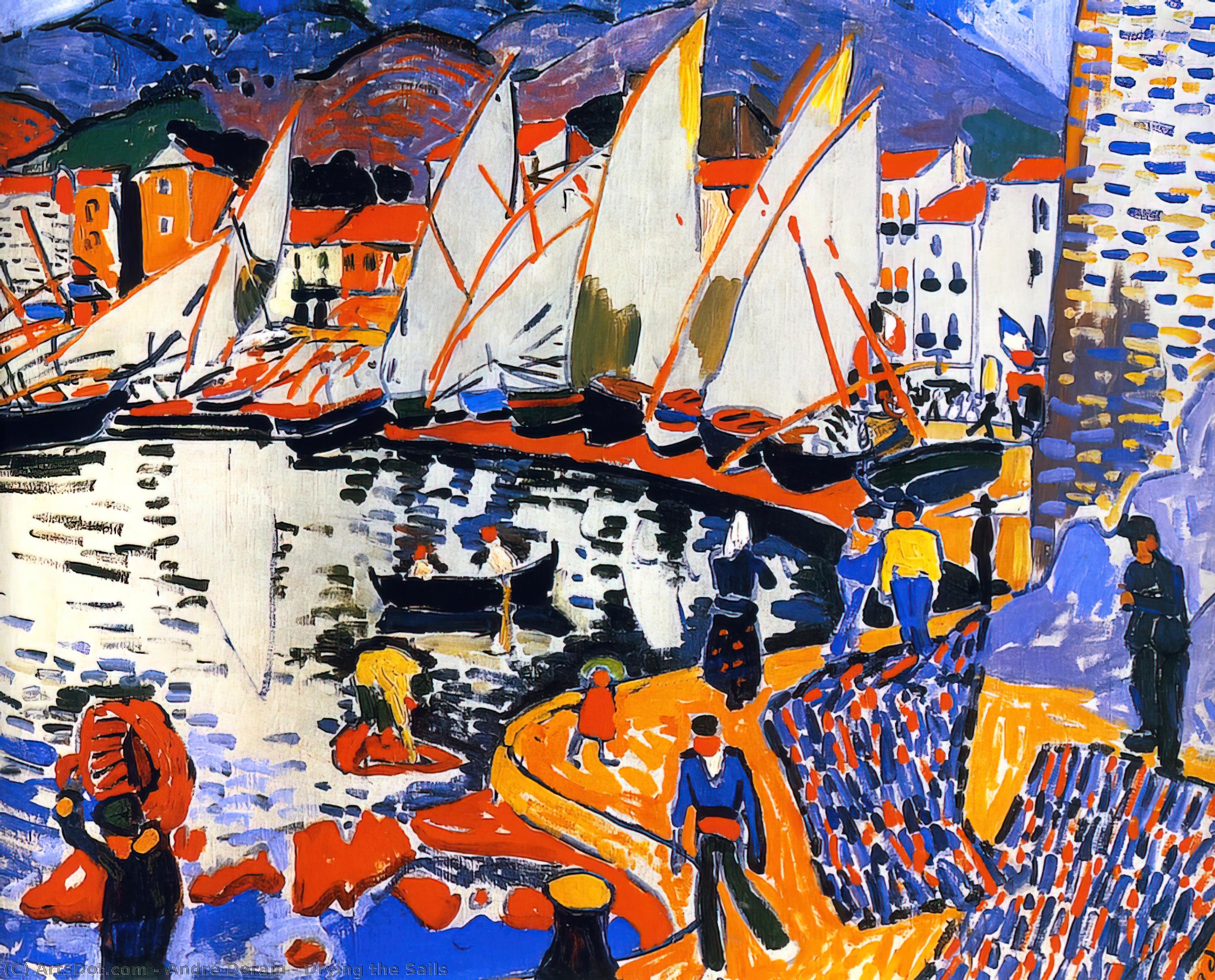 Drying The Sails — André Derain