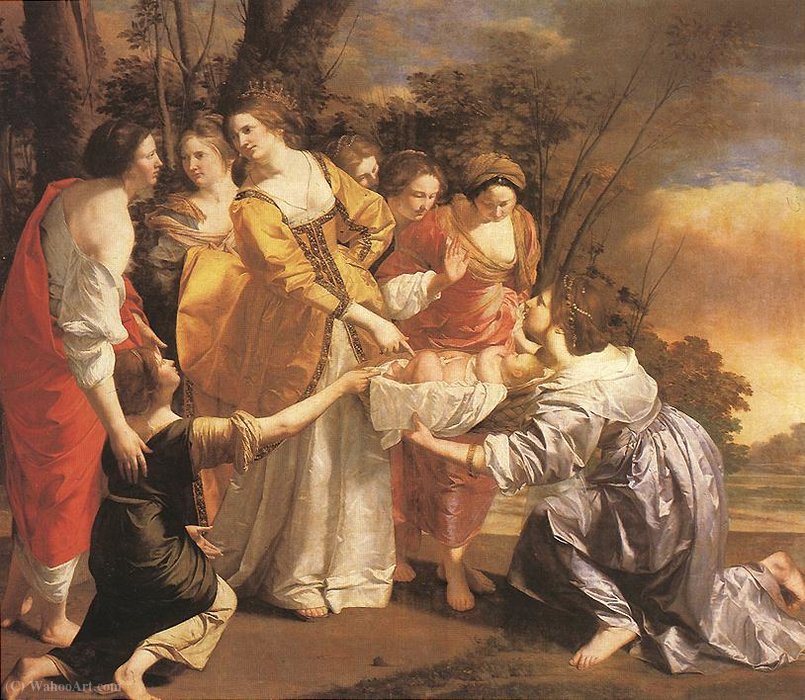 Finding Of Moses — Orazio Gentleschi