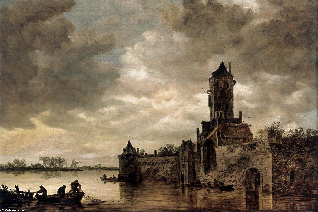 Castle By A River — Jan Josephszoon Van Goyen
