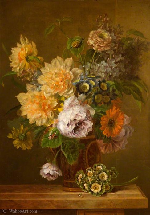 Still Life With Flowers — Willem Van Leen