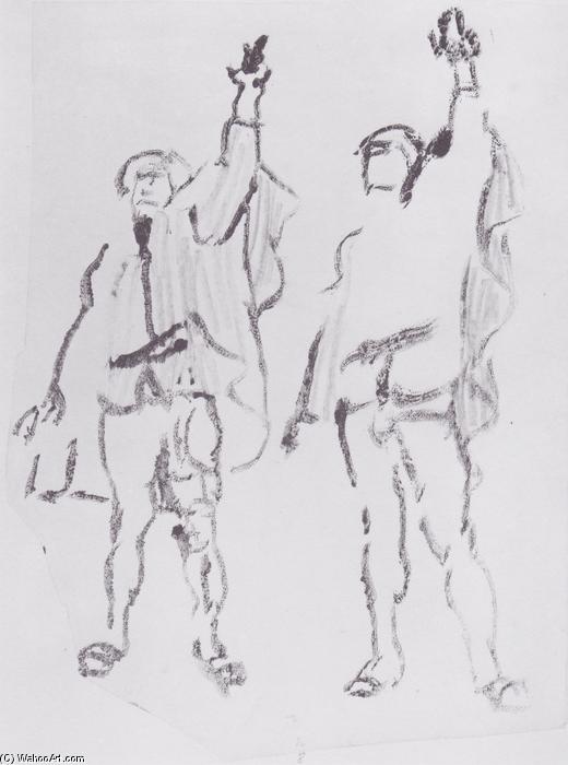 Two Swearing — Ferdinand Hodler