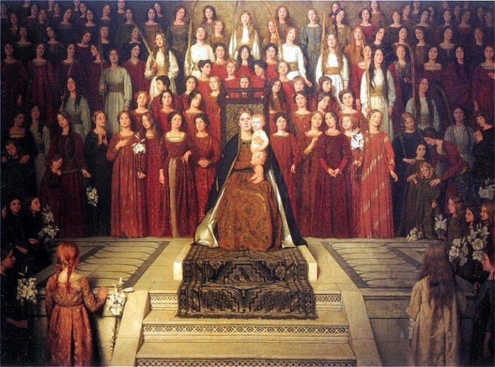 The Mother Enthroned — Thomas Cooper Gotch