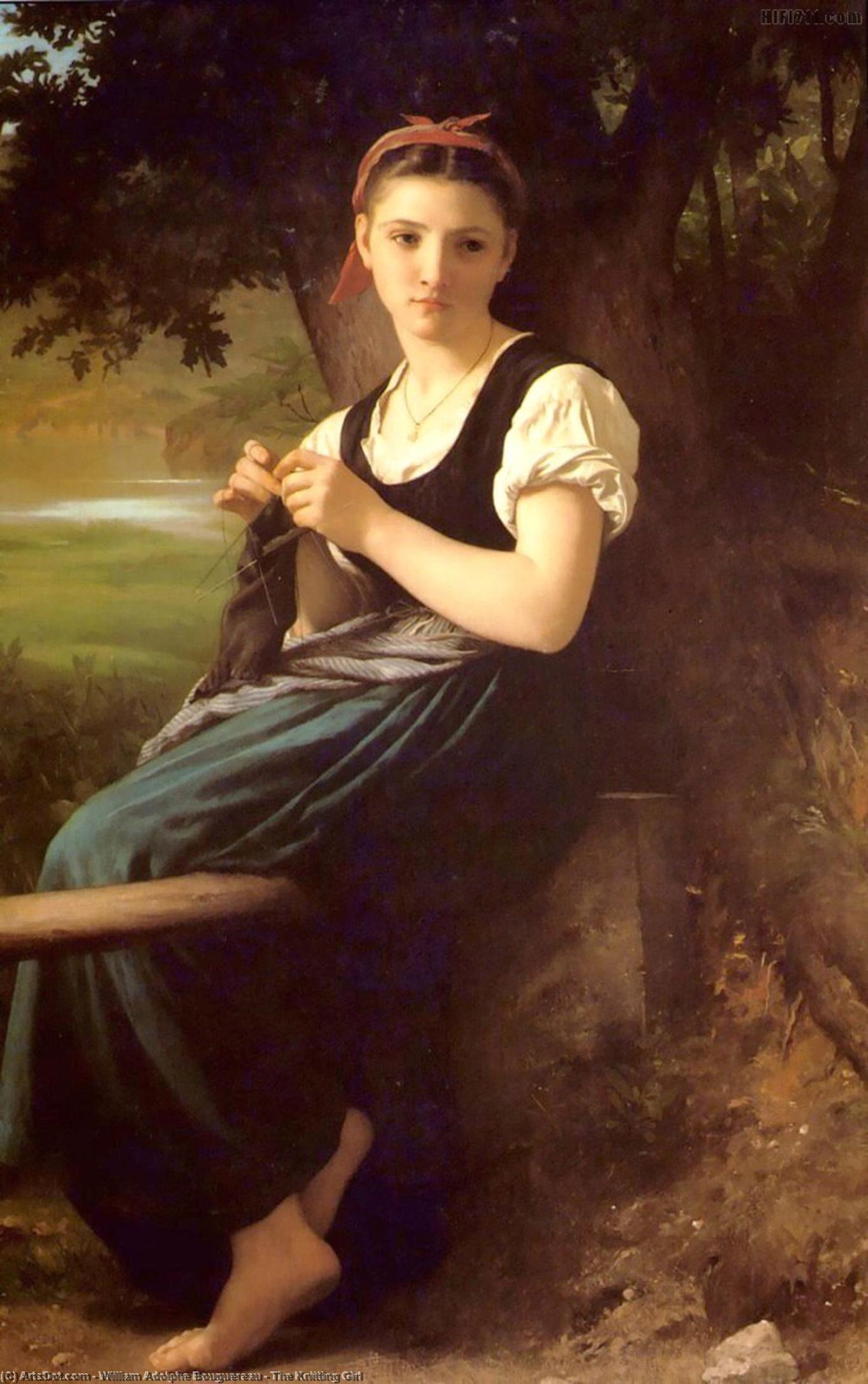 The Knitting Girl — William-adolphe Bouguereau