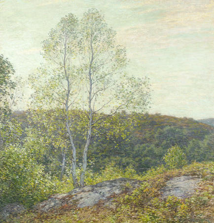The Twin Birches — Willard Leroy Metcalf