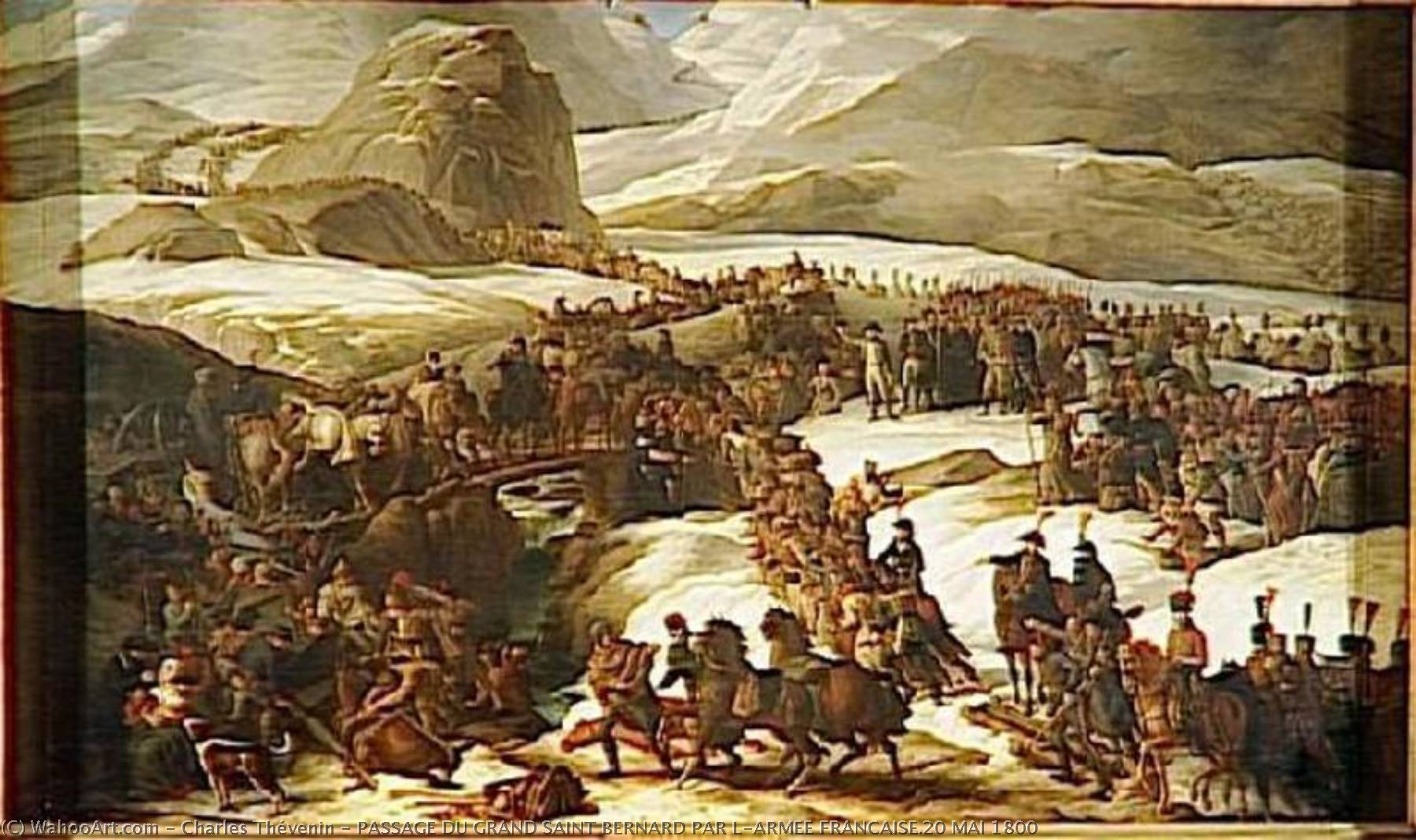 Passage Du Grand Saint Bernard Par L'armee Francaise.20 Mai 1800 — Charles Thévenin