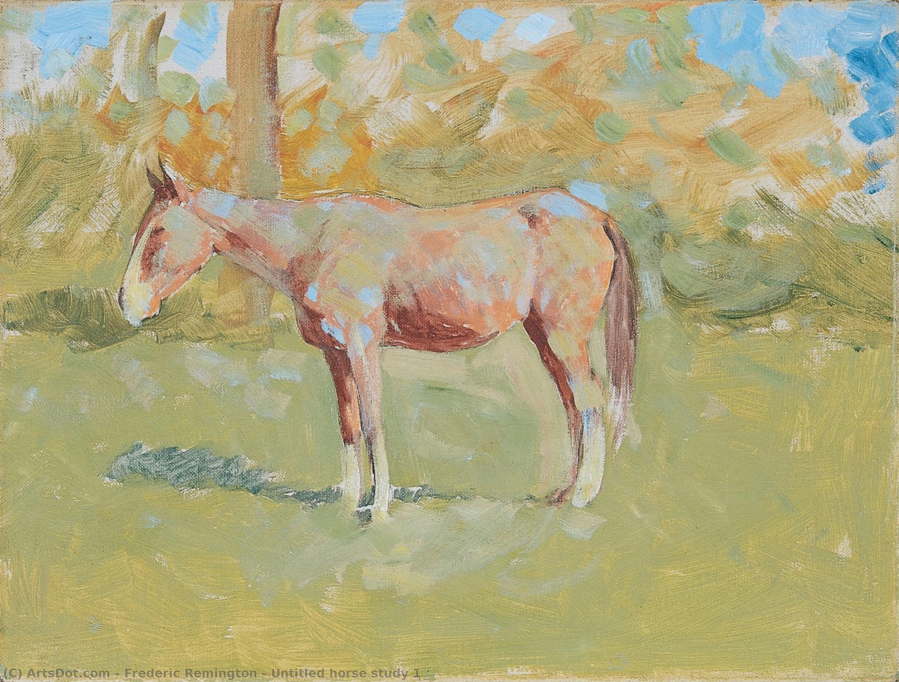 Untitled Horse Study 1 — Frederic Remington