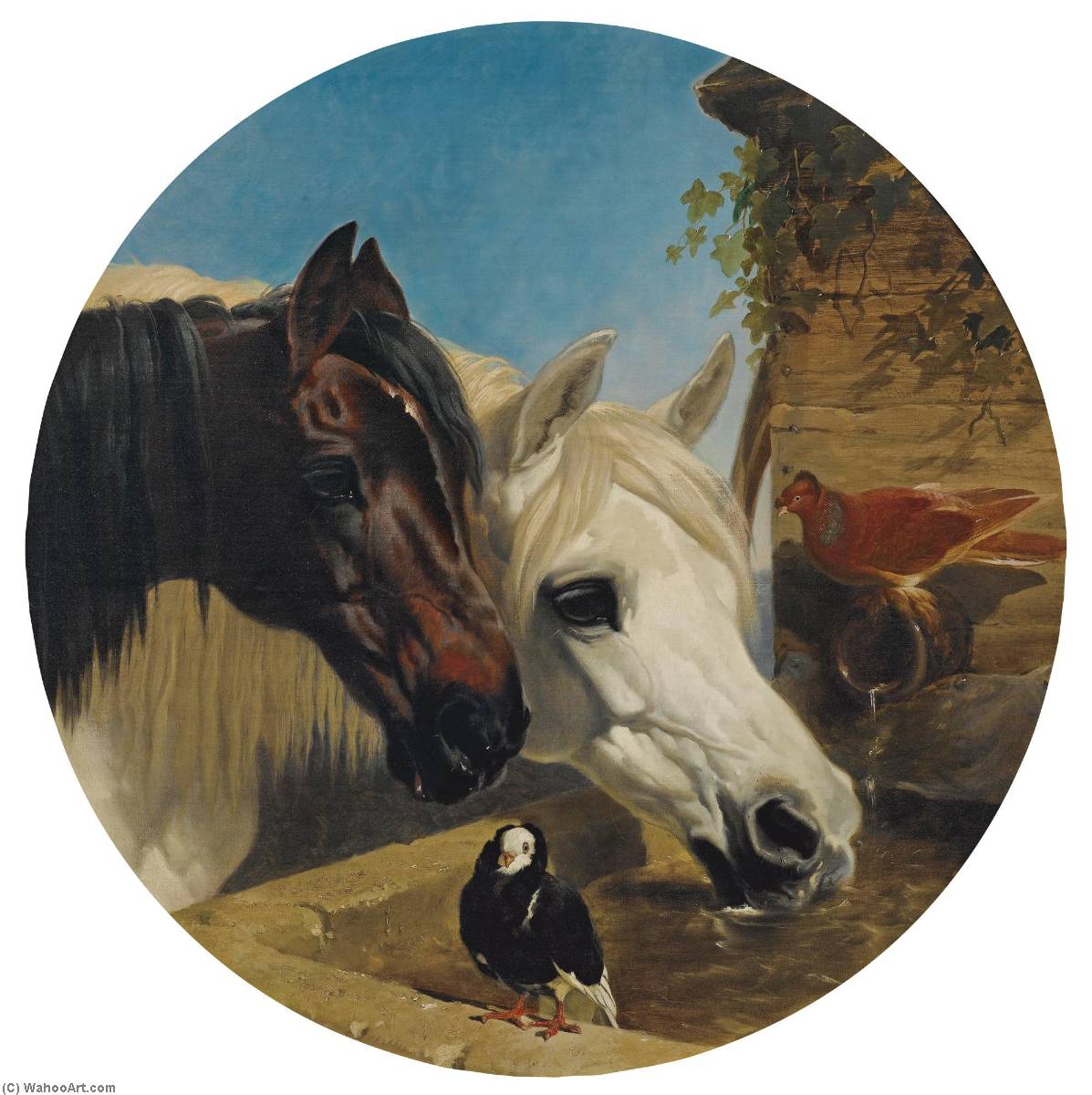 The Watering Place — John Frederick Herring Senior