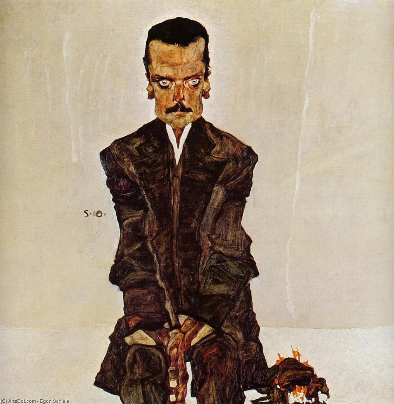 Portrait Of The Publisher Eduard Kosmack — Egon Schiele