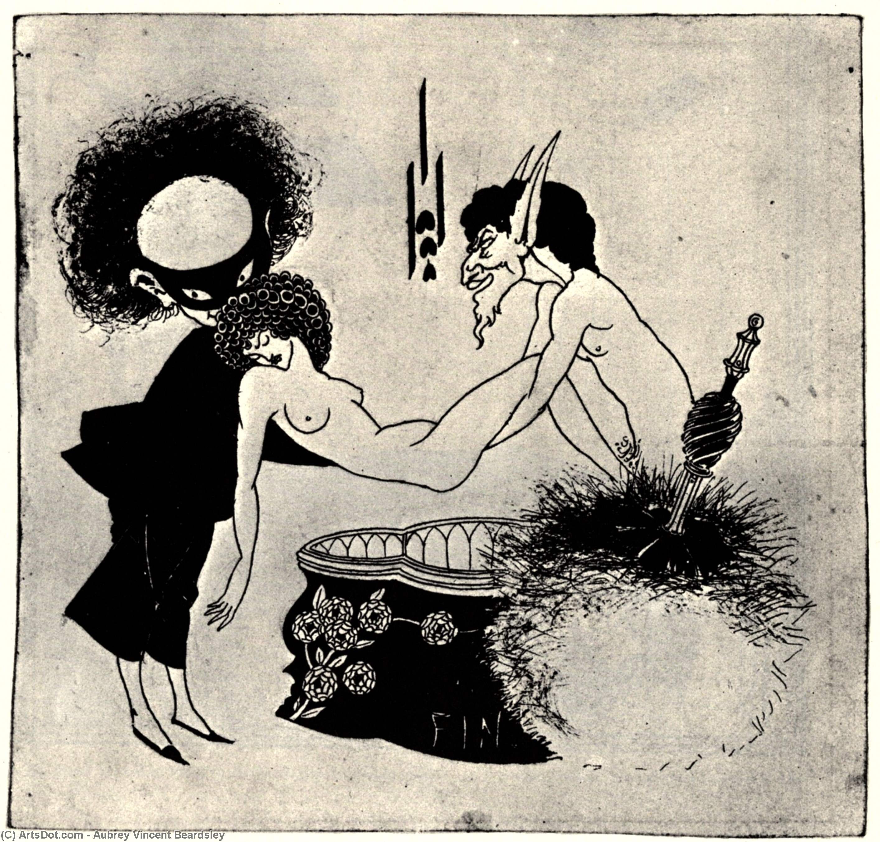 The Burial Of Salome — Aubrey Vincent Beardsley