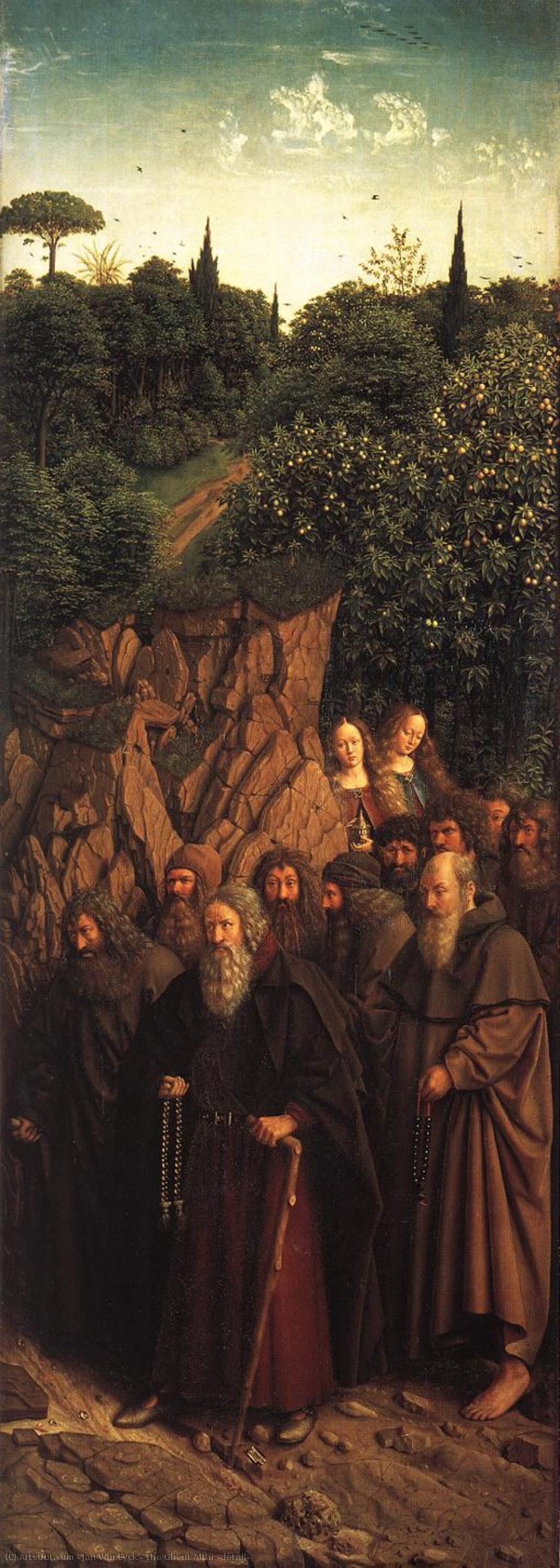 The Ghent Altar (detail) — Jan Van Eyck