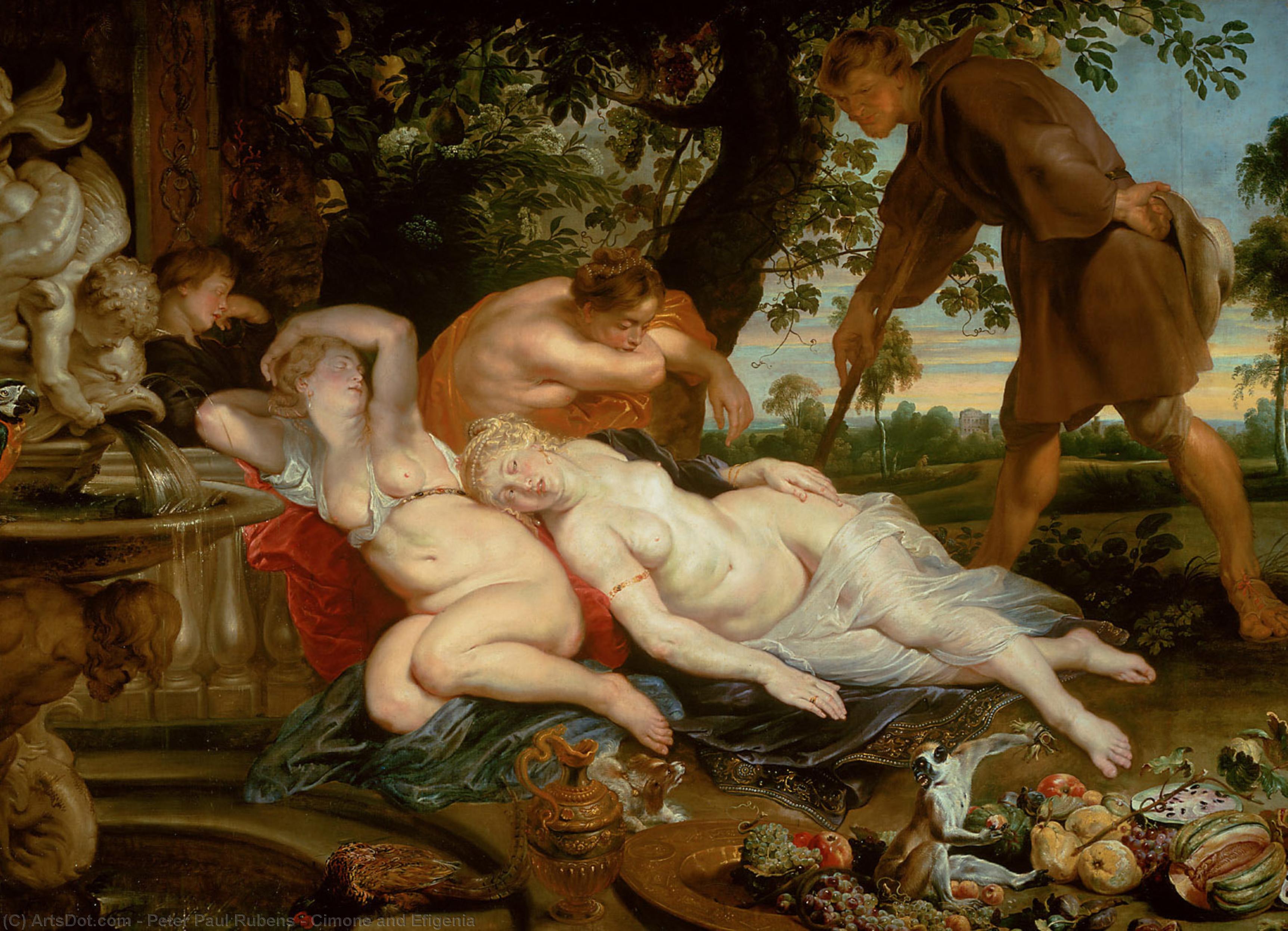 Cimone And Efigenia — Peter Paul Rubens
