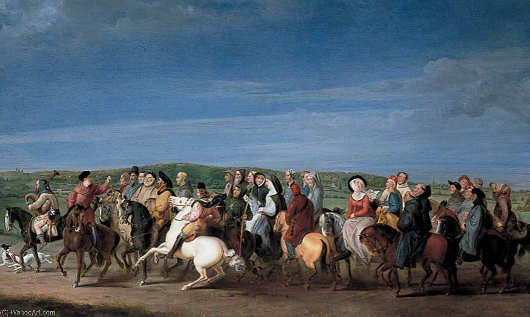 The Canterbury Pilgrims — Edmund Thomas Parris